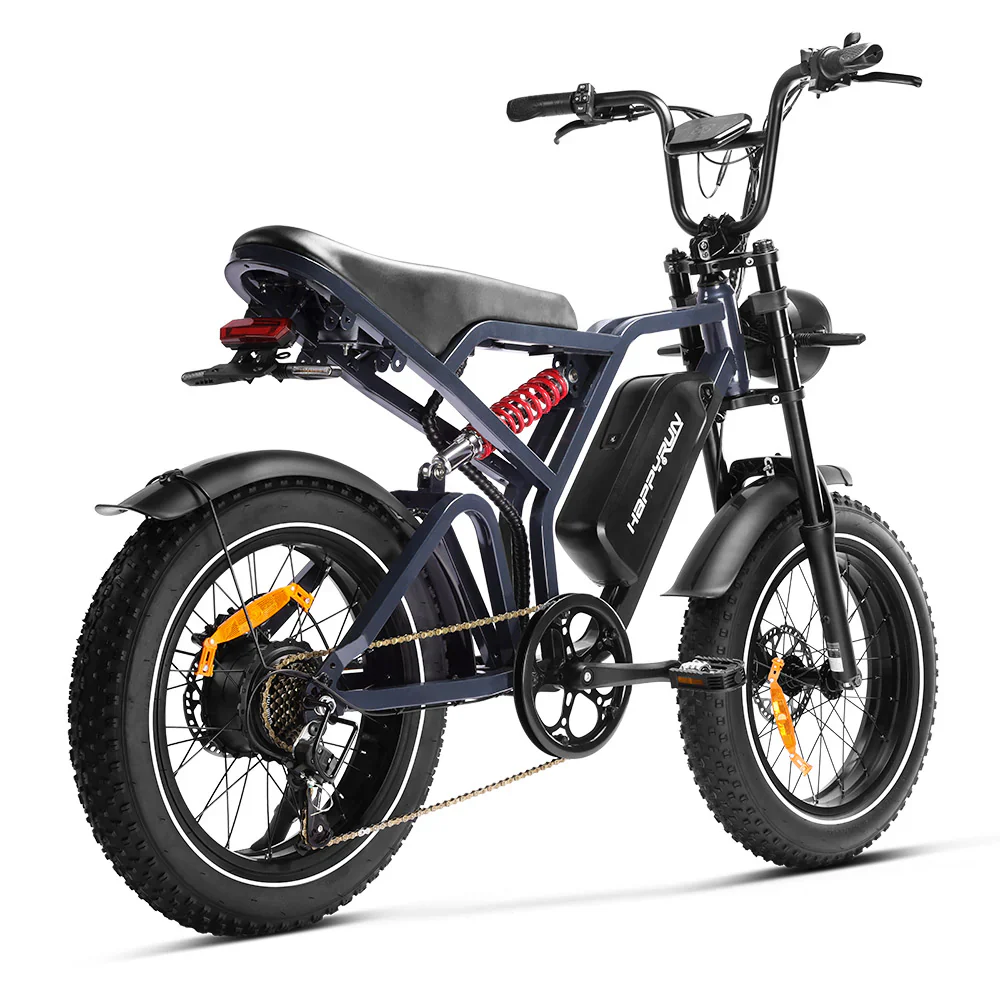 HAPPYRUN TANK G60 PRO 2000W MOPED STYLE ELECTRIC BIKE - Image 3